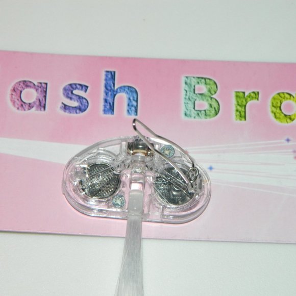 3 for/$25 Fiberoptic Multicolour Light Up LED Flash Braid Hair Clip On (Unit A1) - Picture 14 of 15